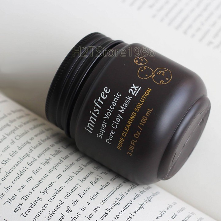 Mặt nạ đất sét Innisfree Super Volcanic Pore Clay Mask 2X 100ml [Hàn Quốc]