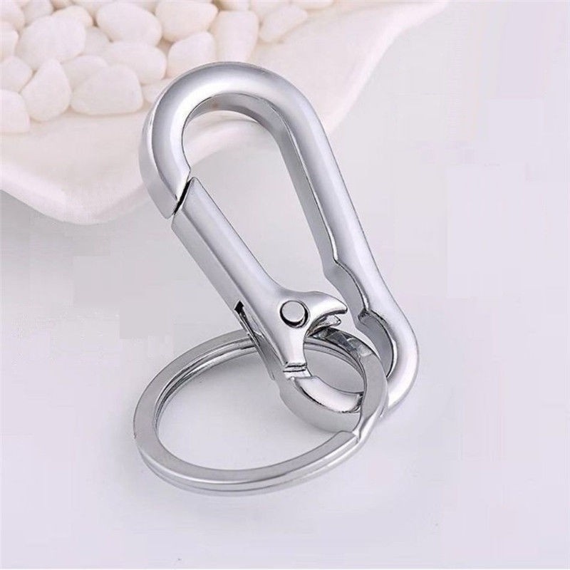Móc Chìa Khóa / Thắt Lưng Bằng Thép Không Gỉ Hình Quả Bầu Cổ Điển Màu Vàng / Bạc Chống Thất Lạc Thời Trang Cho Nam