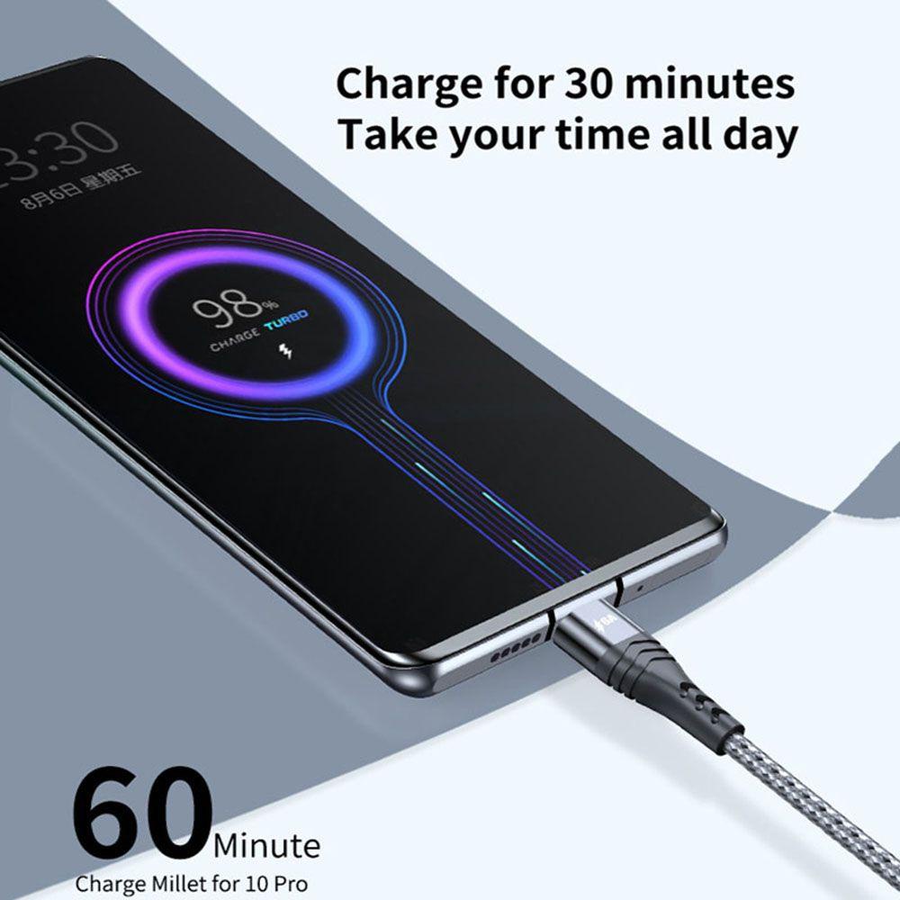 Dây Cáp Sạc Nhanh 6A SCP PD Chuyên Dụng Cho Huawei OPPO Xiaomi Redmi