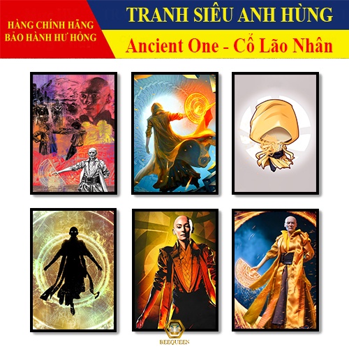 Tranh Siêu Anh Hùng Ancient One - Cổ Lão Nhân Có Khung