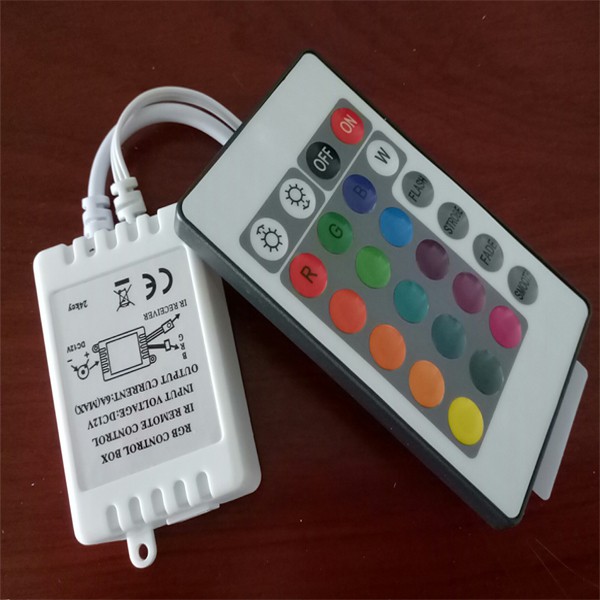 Bộ điều khiển hồng ngoại từ xa RGB DC12V Mini 24 phím | BigBuy360 - bigbuy360.vn