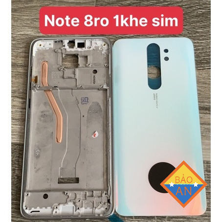 Bộ vỏ thay thế Xiaomi Redmi Note 8 Pro ( 1 khay Sim ), bảo hành đổi trả.