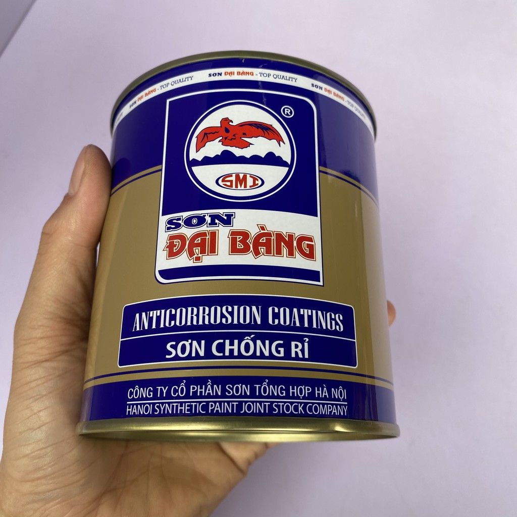 Sơn Alkyd Đại Bàng sơn trên sắt thép đồ gỗ hộp 750ml