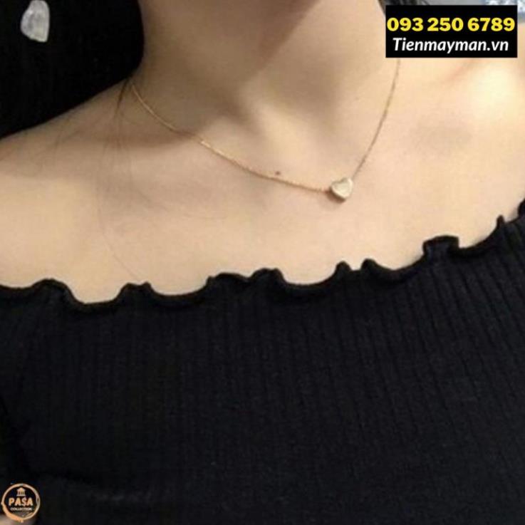 [trợ giá] Dây Chuyền Mặt Trái Tim Đơn Giản Ngọt Ngào Thời Trang Cho Nữ