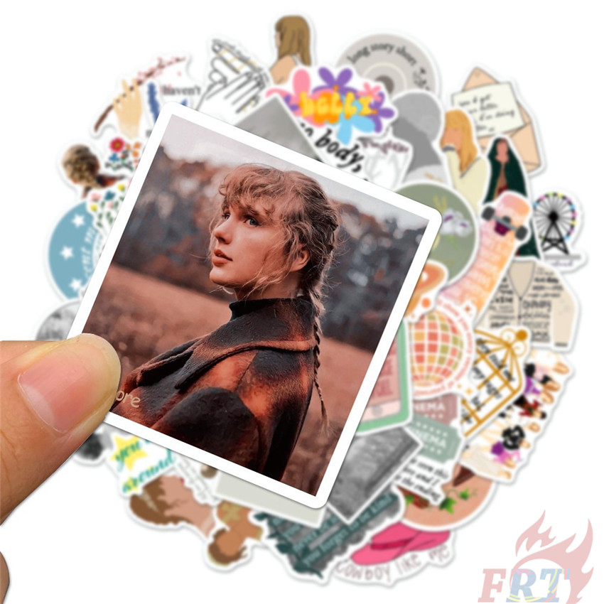 50Pcs/Set ❉ Taylor Swift：Folklore Series 03 Stickers ❉ DIY Fashion Mixed Waterproof Doodle Decals Stickers