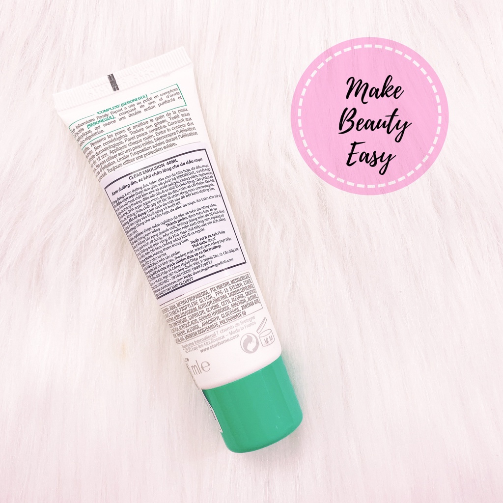 Kem dưỡng ẩm, se khít chân lông cho da dầu mụn Stanhome Family Expert clear emulsion 40ml