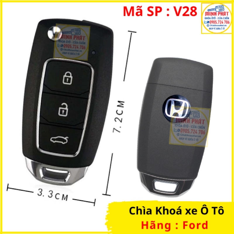 Chìa khoá xe Honda CR-V, City, Civic, Accord, Brio