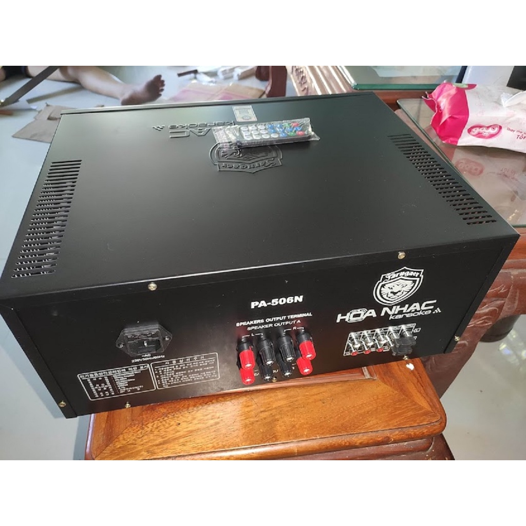 Âm ly Karaoke Jarguar 506N Plus Hòa Nhạc ,1080w, loại xịn 16 sò Nhật bản, có Blutoot, usb, FM,có  remot.