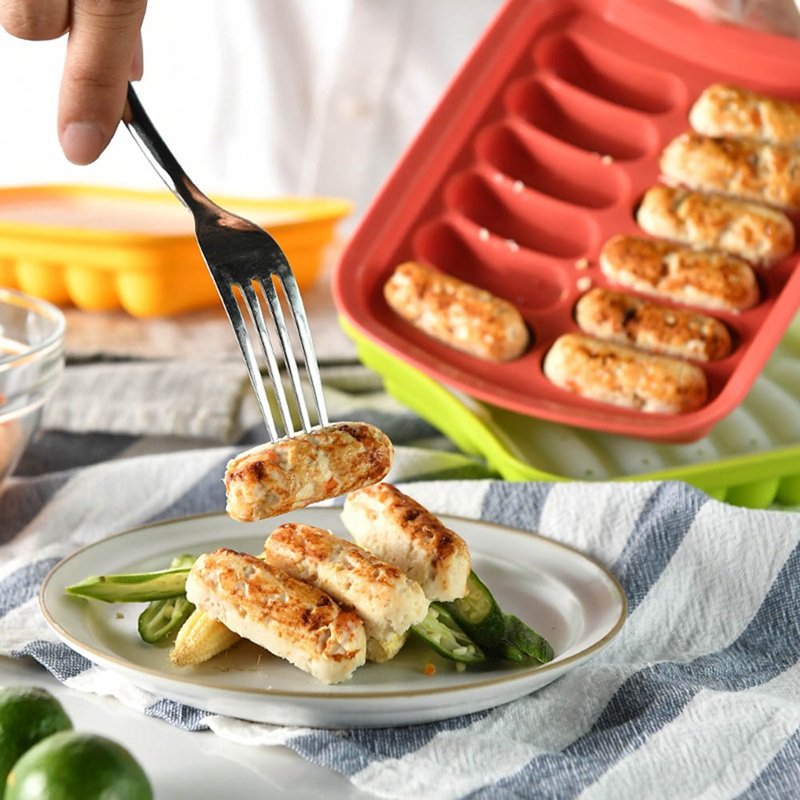 Khuôn Silicone Làm Bánh 6 Ngăn Tiện Dụng Cho Nhà Bếp