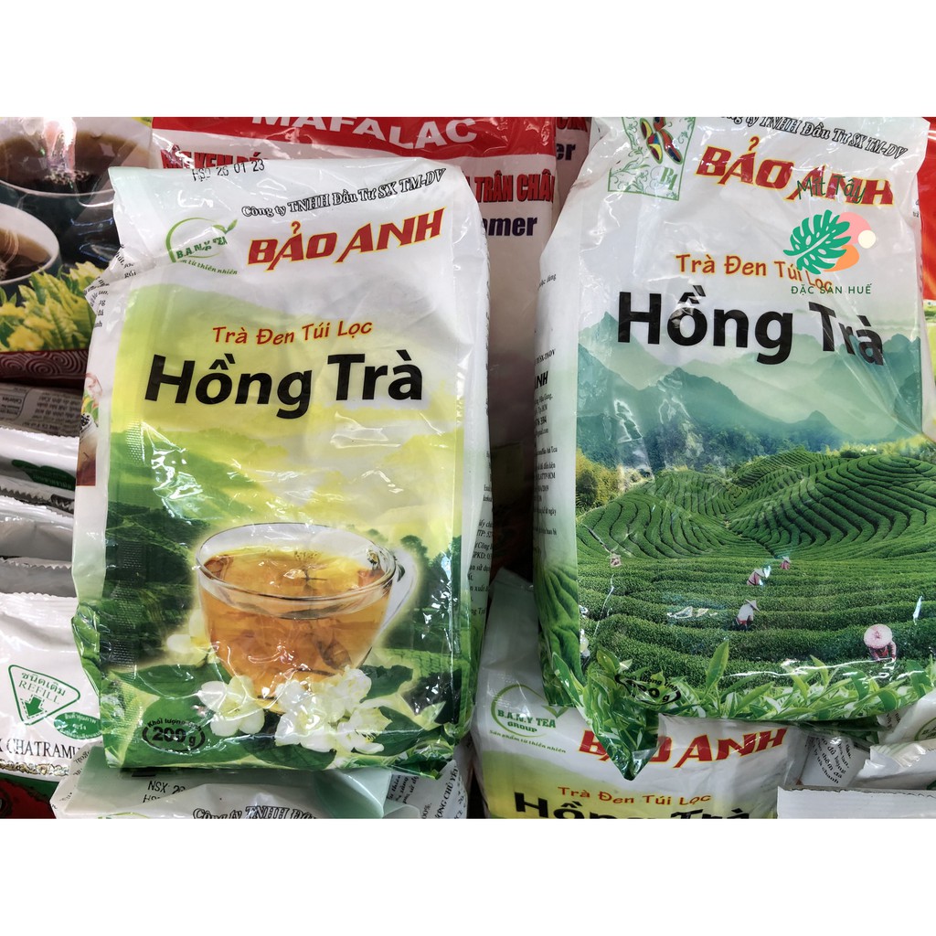 TRÀ ĐEN TÚI LỌC BẢO ANH HỒNG TRÀ 200GRAM - MÍT TAY | BigBuy360 - bigbuy360.vn