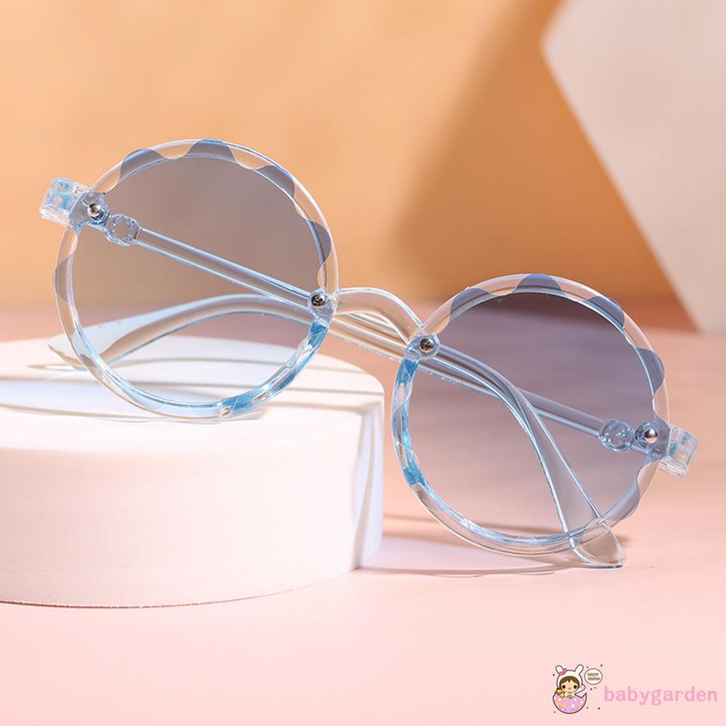 BABYGARDEN-2-10years Kids Sunglasses, Flower Pattern Anti-UV Sunglasses Photography Props for Boys and Girls