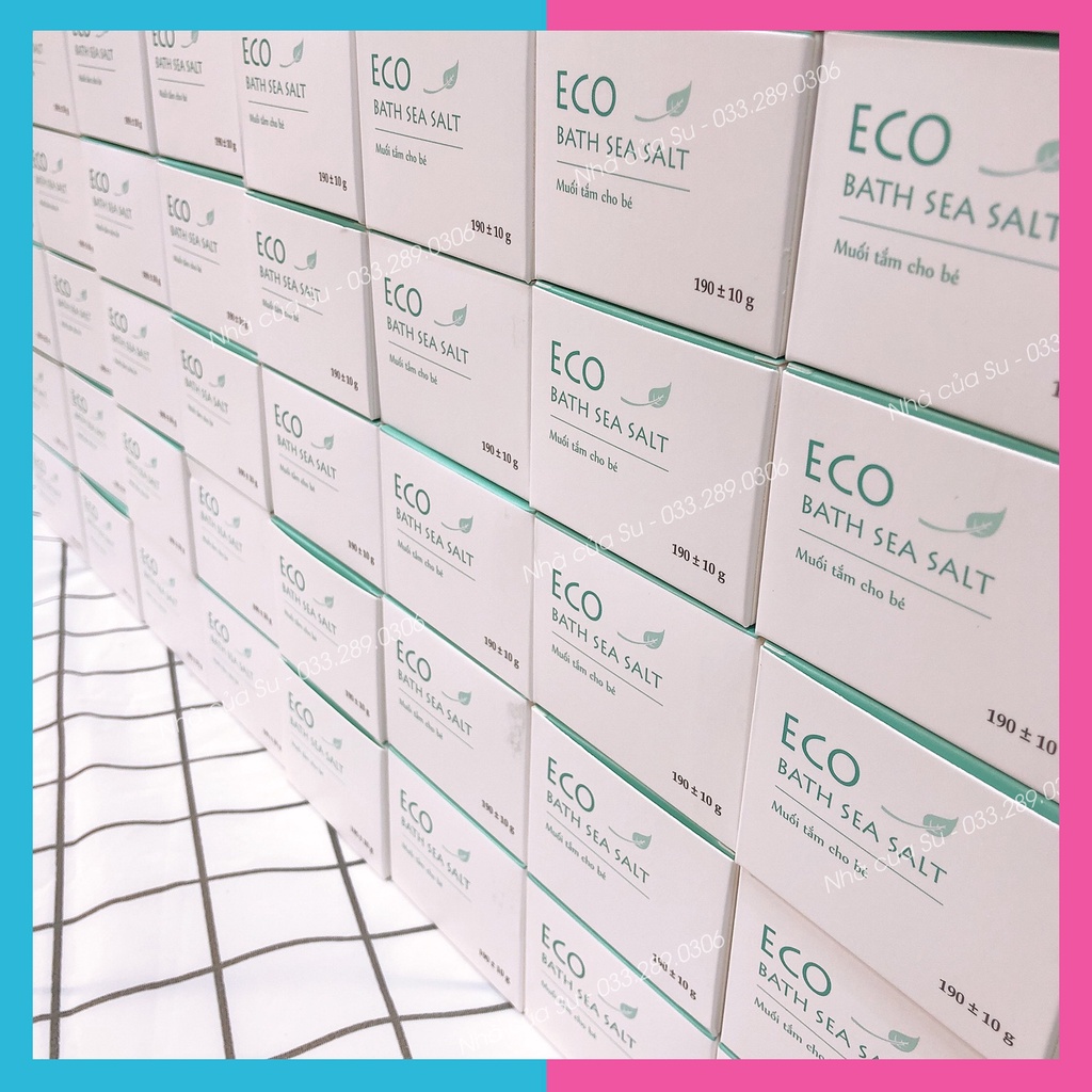 Combo 2 muối tắm bé Eco 200gFREESHIPMuối tắm thảo dược cho bé, 100% từ thiên nhiên an toàn với trẻ sơ sinh Nha cua su2