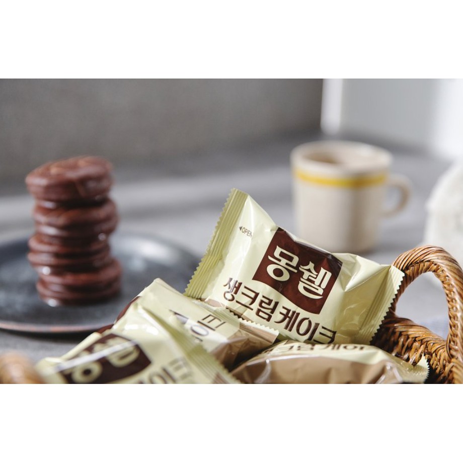 [LOTTE] BÁNH MONSHELL CHOCOPIE TRUYỀN THỐNG 385G - [롯데] 몽쉘크림케이크 385G