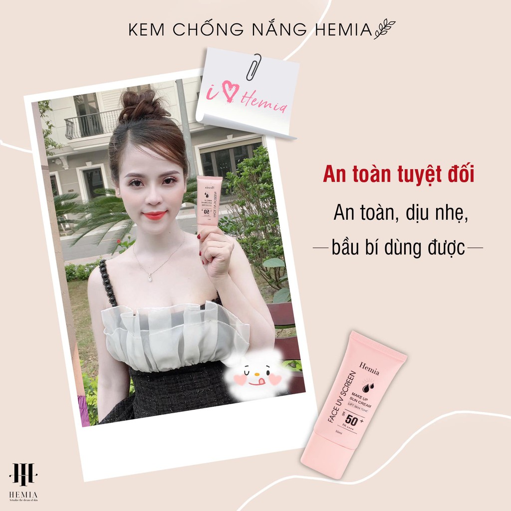 Kem chống nắng Hemia dành cho mặt( Hemia Hàn Quốc ) VG9301