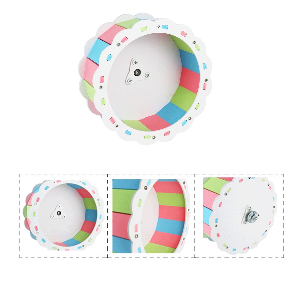 Bánh Xe Tập Thể Dục Cho Chuột Hamster Dễ Lắp Đặt