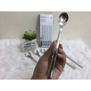 💁🏻 set thìa dài wmf nuova uống cà phê latte, nước chanh cam, cocktail 19cm