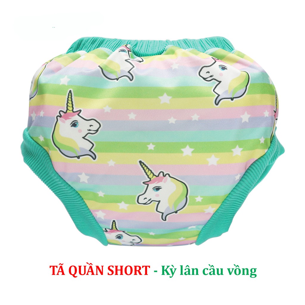 [MẪU MỚI] Tã bỉm vải BabyCute Quần short size M (8-16kg) cho bé mặc ngày và đêm - Giao mẫu ngẫu nhiên