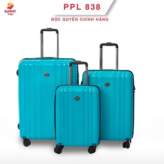 Vali kéo du lịcH SUNNY PARGAS PPL838 - Nhựa PP chống vỡ tuyệt đối, khóa hải quan TSA (size 20-24)