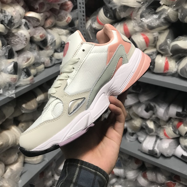 &gt;ẢNH THẬT-HÀNG THẬT&lt; Giày sneaker Originals Falcon W trace pink hồng xanh dành cho nữ. Sneaker hot 2019-2020