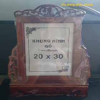 khung thờ gỗ chạm phước nâu