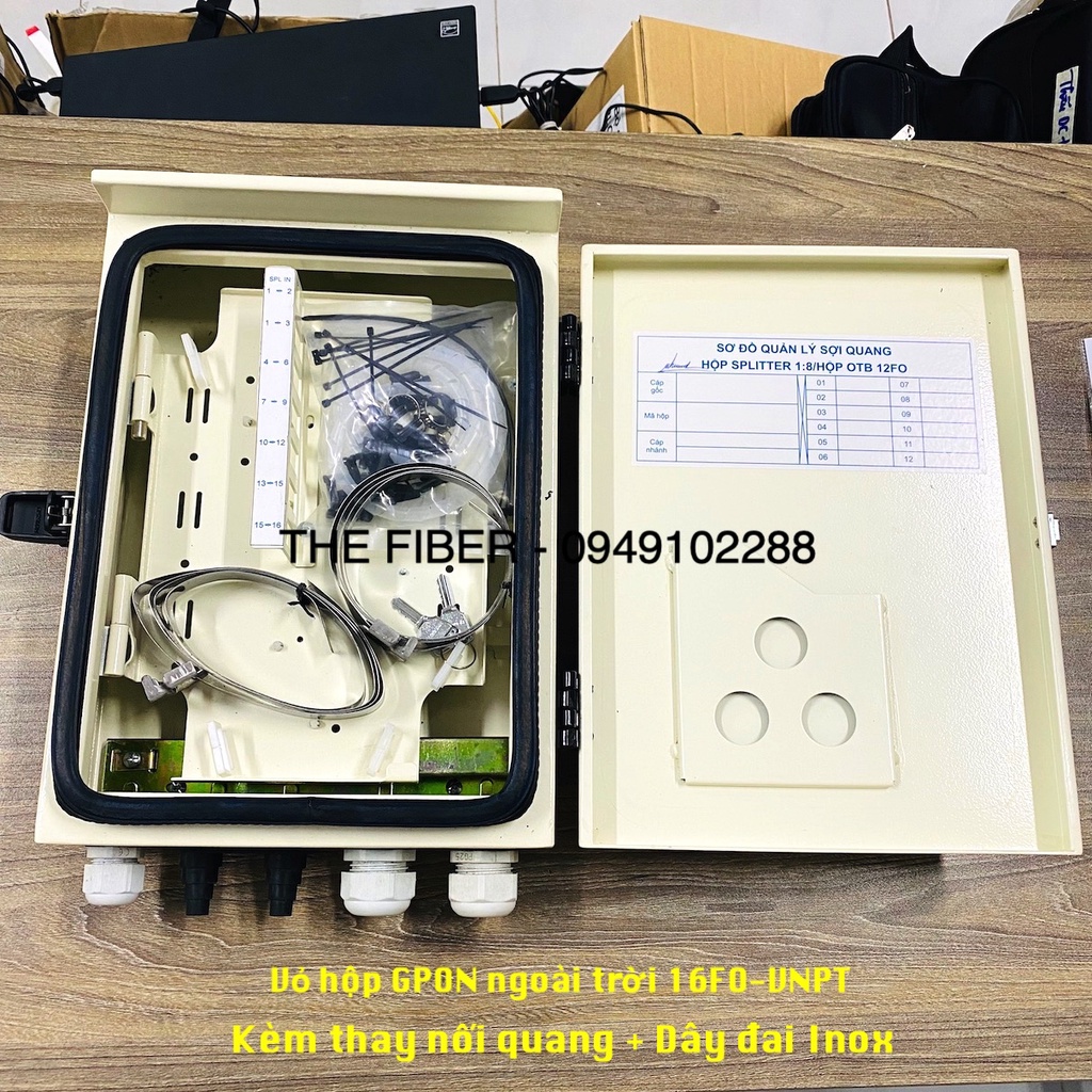 Vỏ hộp GPON 16FO VNPT OTB-16FO