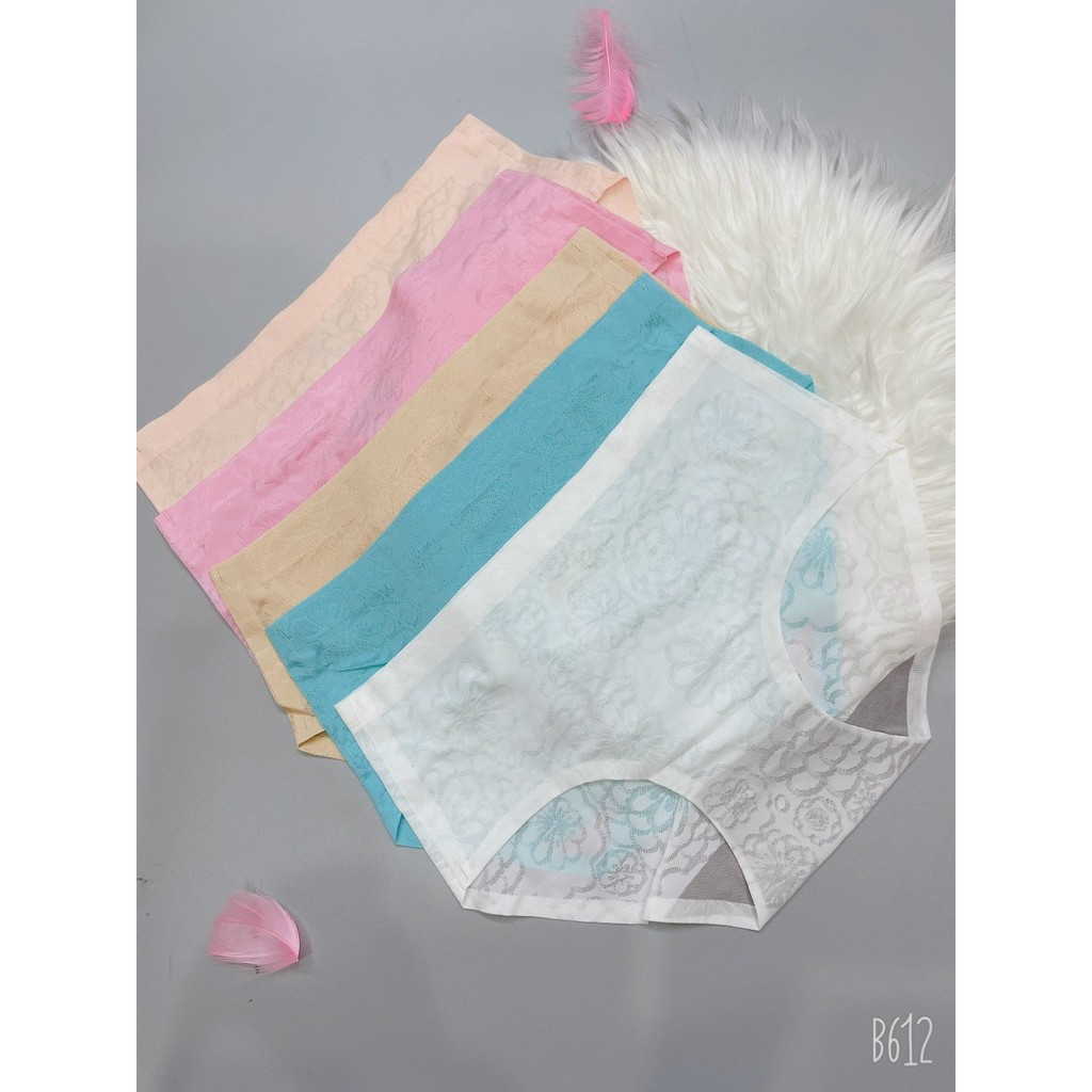 QUẦN LÓT SU ĐÚC THÔNG HƠI GẤM HÌNH BÔNG HOA