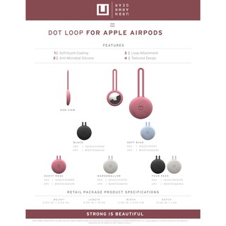 (THANH LÝ) Dây đeo UAG DOT Loop cho Airtag