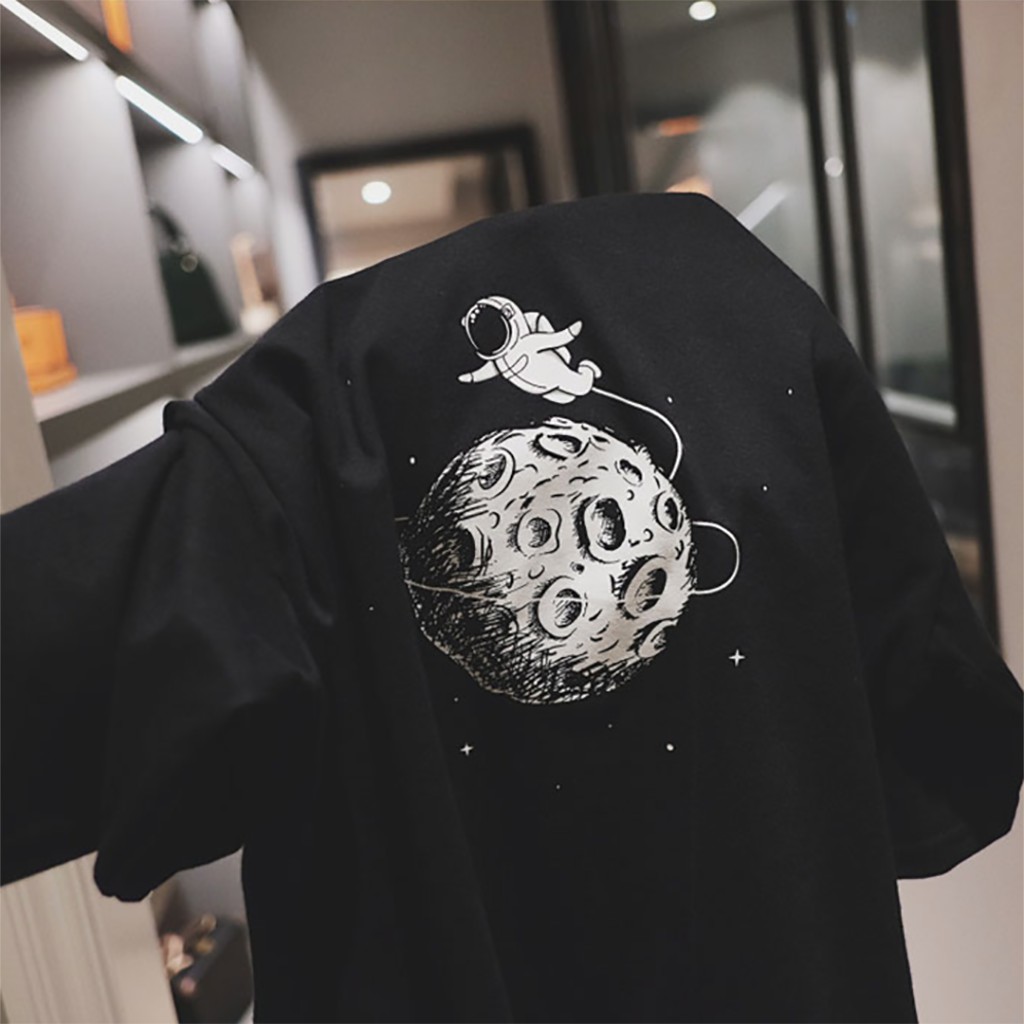 Áo Thun Ngắn Tay Cotton Unisex, Thoáng Mát, Áo Đôi