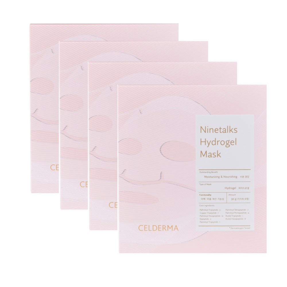 Lẻ 1 miếng mặt nạ thạch sinh học cấp ẩm, đàn hồi, căng bóng da Cellderma Ninetalks Hydrogel mask