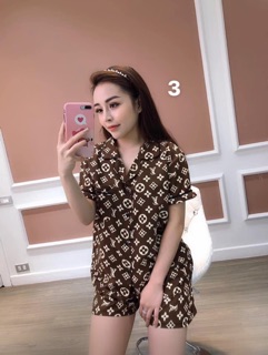 Bộ ngủ chất Kate Thái