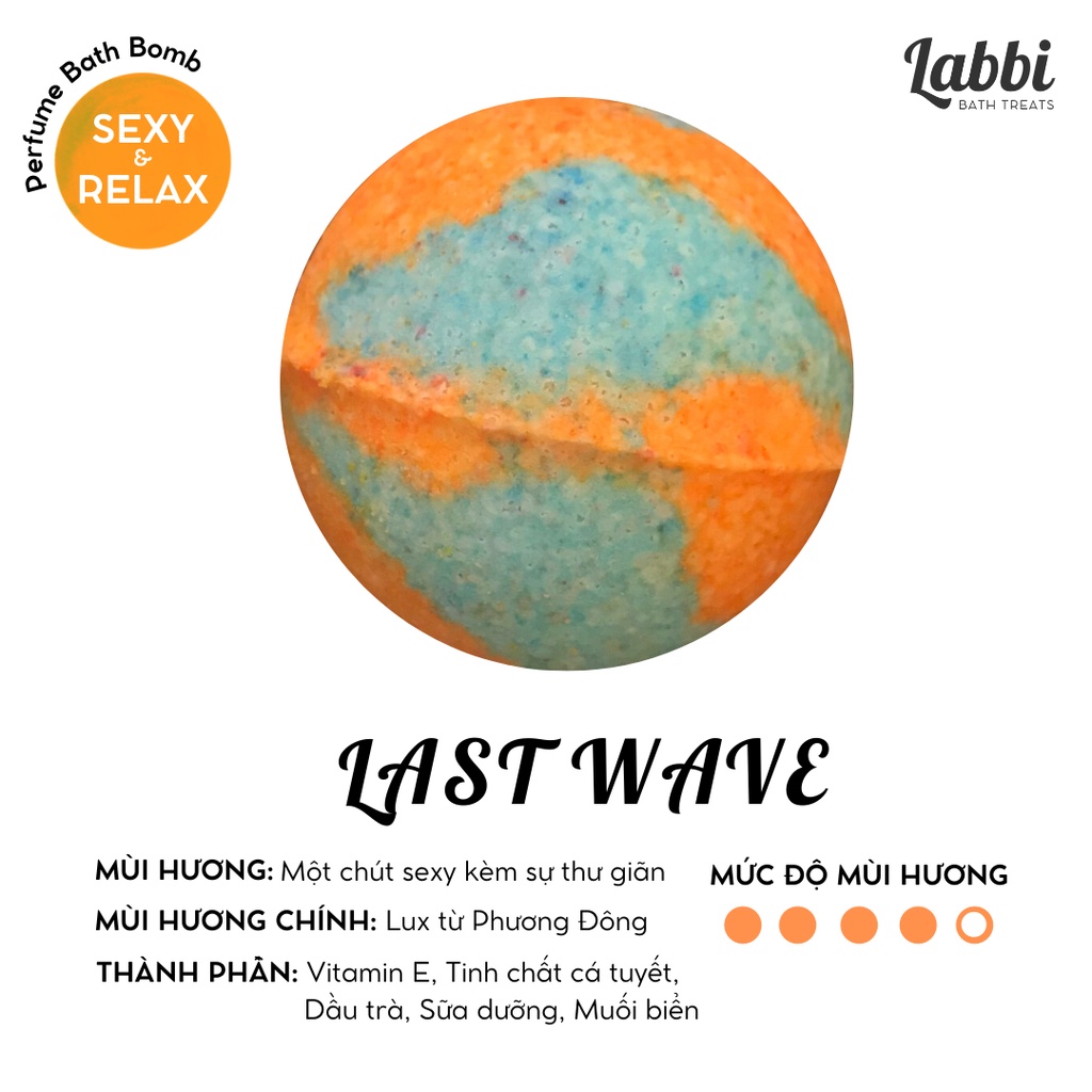 LAST WAVE [Labbi] Bath bomb /  Bom tắm / Viên thả bồn tắm