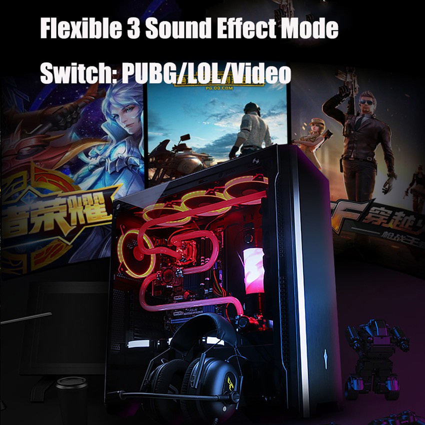 Tai Nghe Chơi Game Somic G936N USB 7.1 Âm Thanh Vòm 3.5mm PS4 Có Mic Giảm Tiếng Ồn Cho Điện Thoại / Laptop