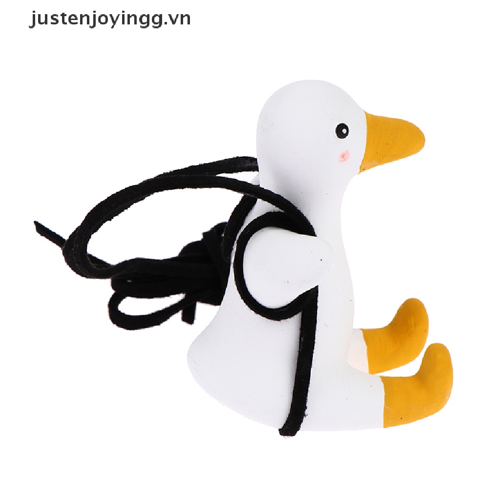 Dây Treo Trang Trí Gương Chiếu Hậu Xe Hơi Hình Chú Vịt Dễ Thương
