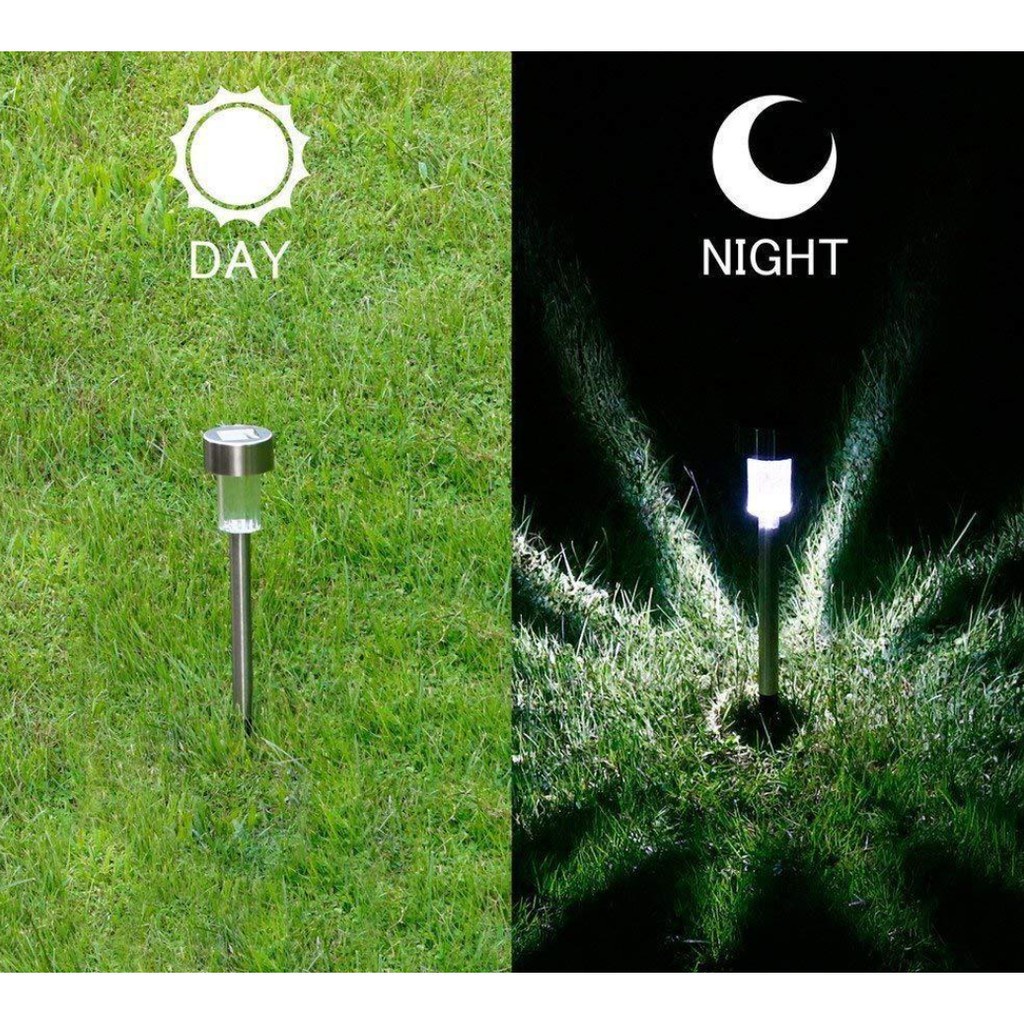 Đèn LED năng lượng mặt trời ánh sáng trắng ấm/trắng ấm dùng cho sân vườn ngoài trời