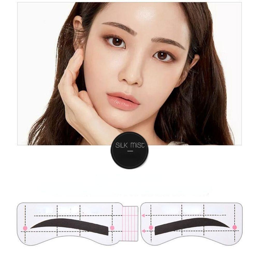 Thẻ Khuôn Vẽ Lông Mày Tự Dính Chuyên Nghiệp Dành Cho Người Mới Bắt Đầu