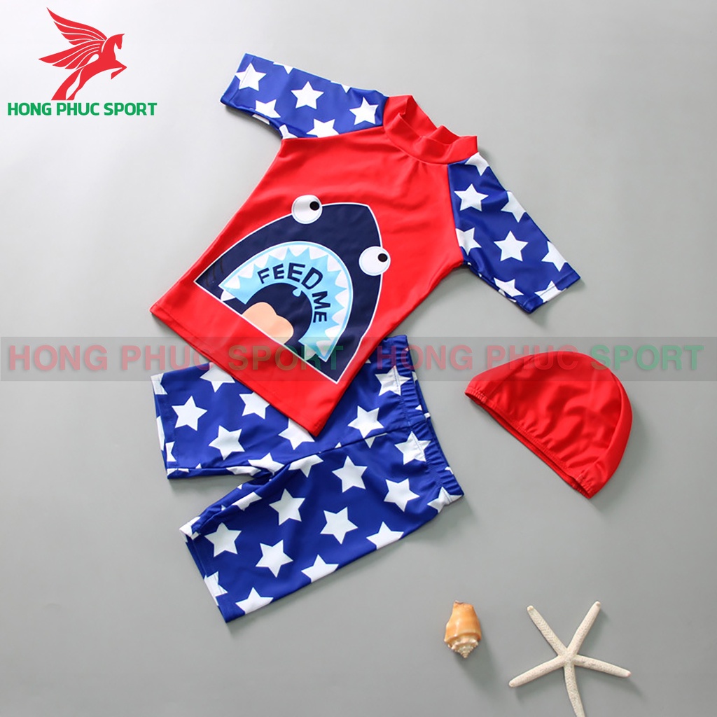Đồ Bơi Liền Thân Bộ Đồ Bơi Rời Cho Bé Trai Họa Tiết Siêu Nhân Nhện Siêu Anh Hùng Cá Mập Hàng Cao Cấp Loại 1