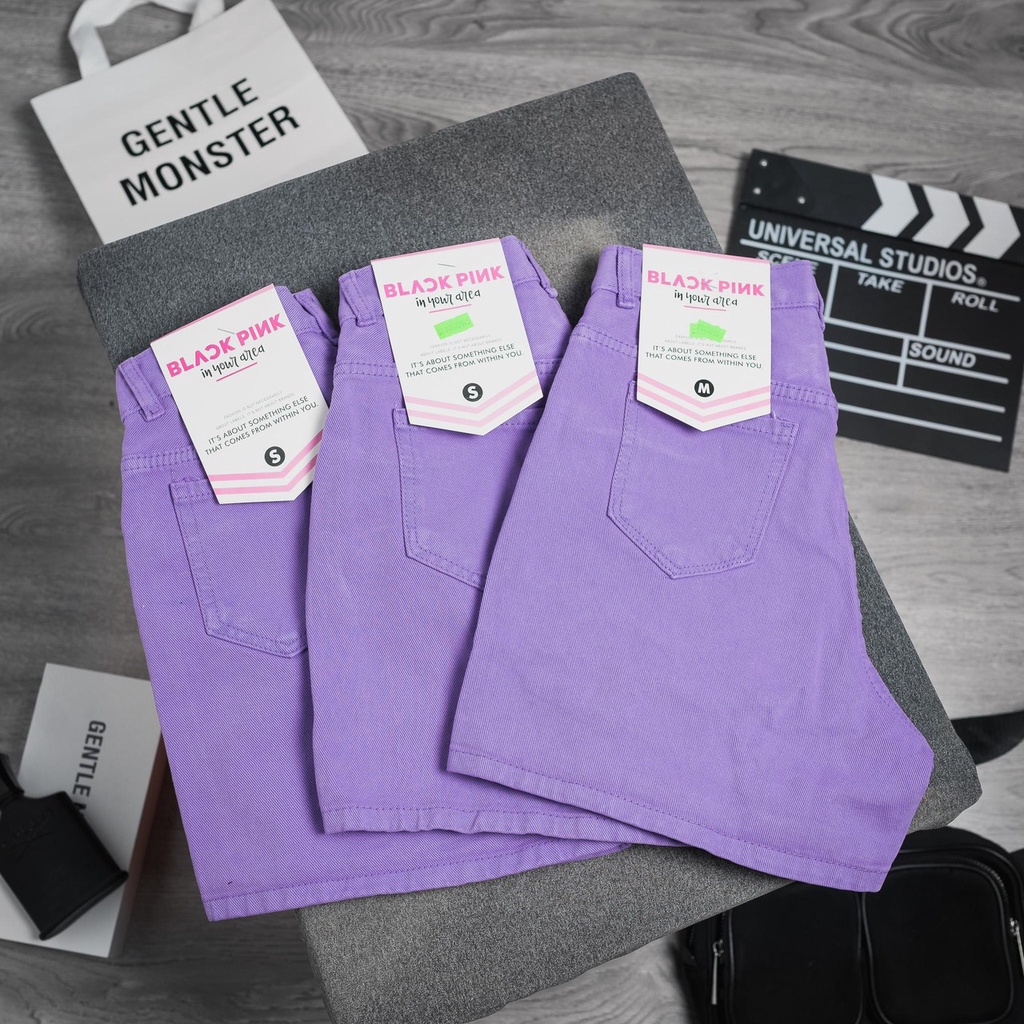 QUẦN SHORT NGỐ NGẮN JEAN NỮ LƯNG CAO KIỂU ULZZANG