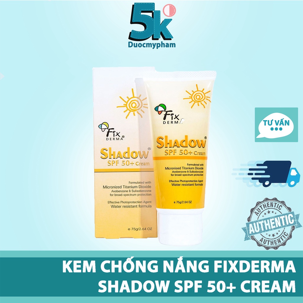 [CHÍNH HÃNG] KEM CHỐNG NẮNG FIXDERMA SHADOW SPF 50+ CREAM (75gram)