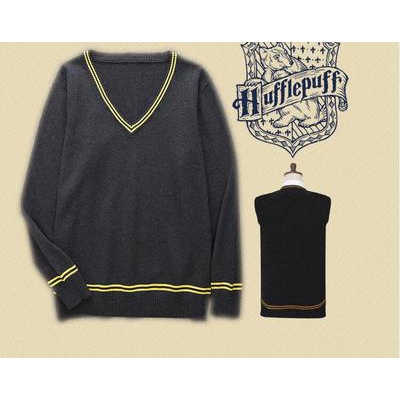 Áo Sweater Dài Tay Cổ Chữ V Phong Cách Harry Potter