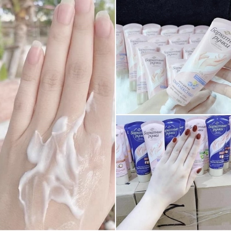 Kem Dưỡng Da Tay Silky Hands  Của Nga 80g