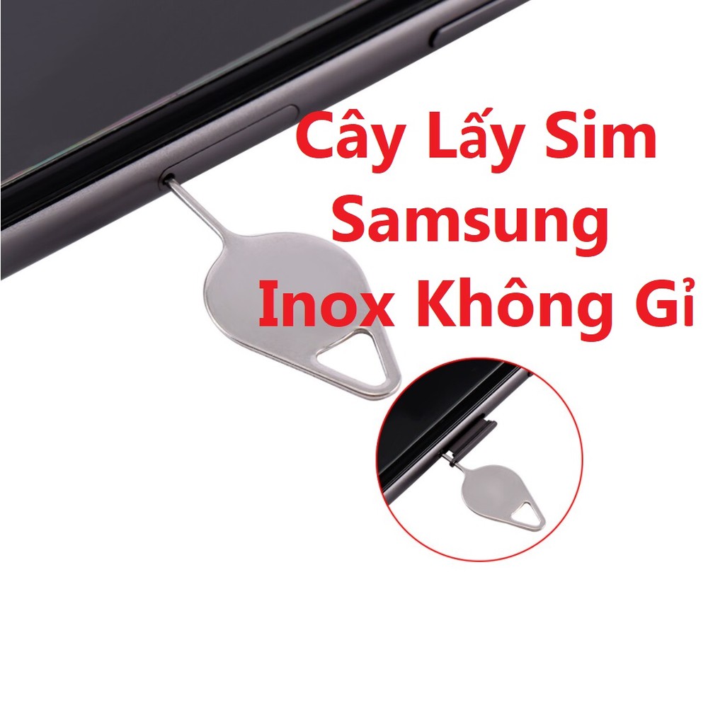 10 Chiếc Que Chọt Sim Samsung Inox Không Gỉ - Nhỏ Gọn Và Bền Bỉ - Dễ Dàng Mang Theo, Gắn Móc Chìa Khóa,...