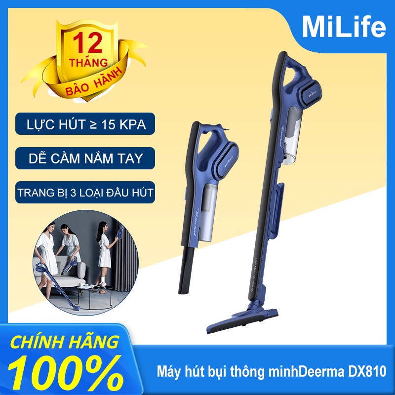 [Mã ELHA22 giảm 6% đơn 300K] Máy hút bụi thông minh Vacuum Cleaner Deerma DX810-BH 6 Tháng