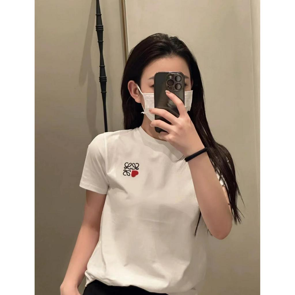 Loeme Áo Thun Cotton UNISEX in Hình Trái Tim Tình Yêu Anagram