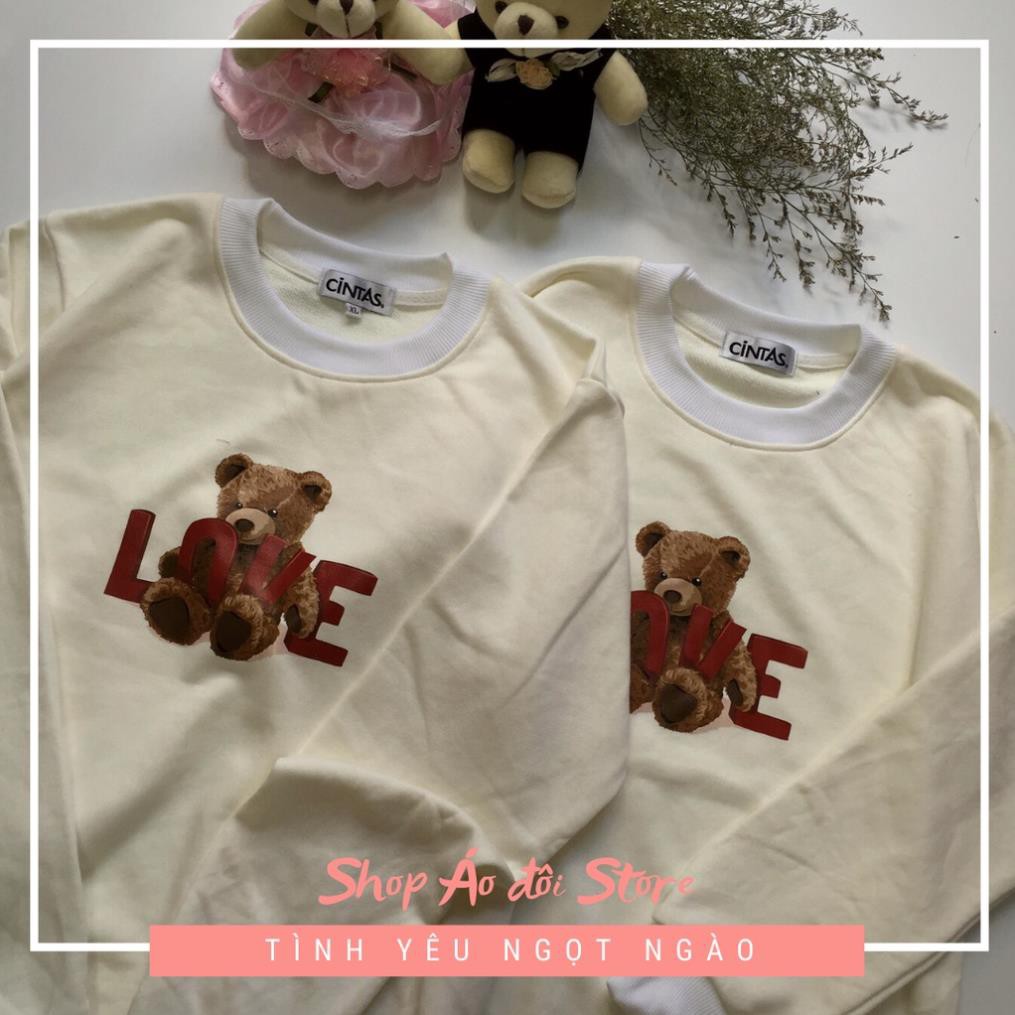 Đồ đôi nam nữ  thu đông gồm áo sweater nam và váy sweater nữ, chất liệu thun cotton cao cấp ! Hình chụp thật !