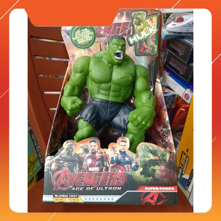 Đồ Chơi Siêu Nhân Người Khổng Lồ Xanh Hulk Cao 30cm