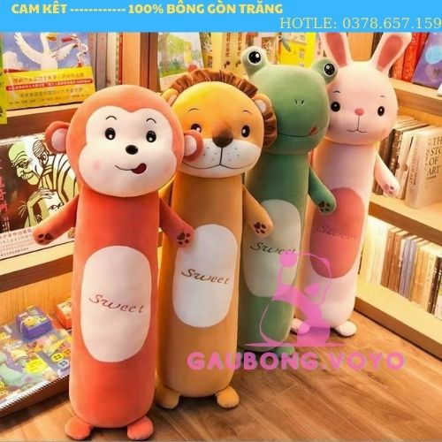 GỐI ÔM HÌNH THÚ NGỘ NGHĨNH ĐÁNG YÊU ,nhiều hình dễ thương mềm mại co giãn