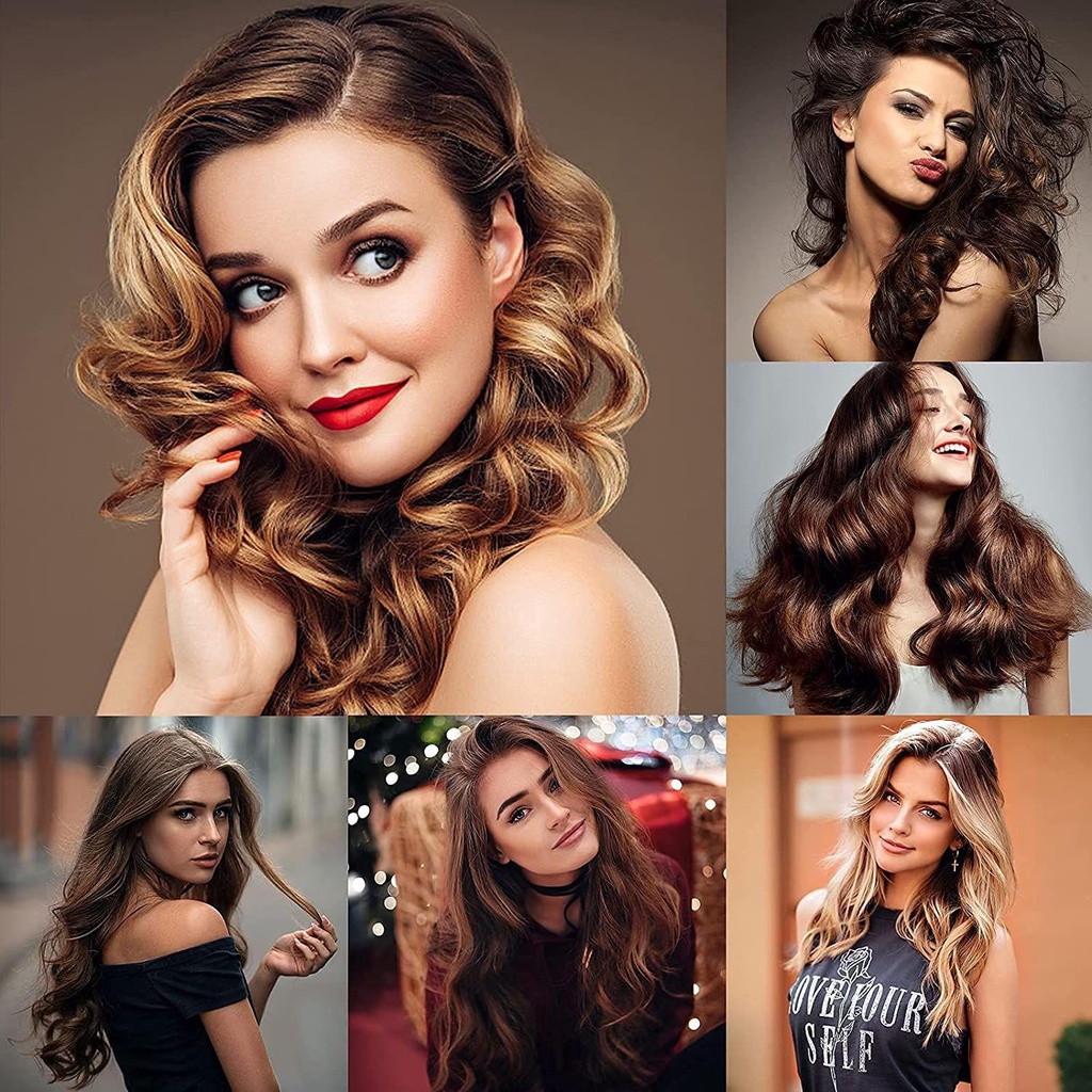 Máy Uốn Tóc Mềm Mại Tạo Kiểu Tóc Xoăn Không Dùng Nhiệt