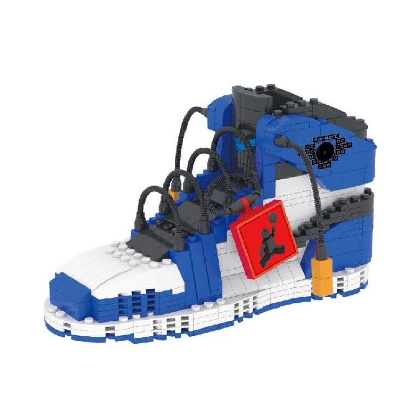 Bộ lego xếp hình, mô hình giày sneaker nhựa cao cấp.