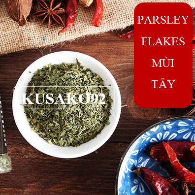 [Mua 2 tặng 1] Parsley 50gr - Lá Mùi tây- Lá ngò tây