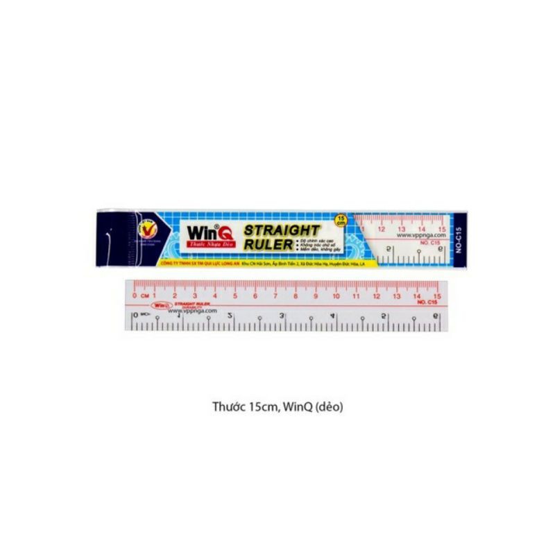 Thước 15cm,WinQ-dẻo